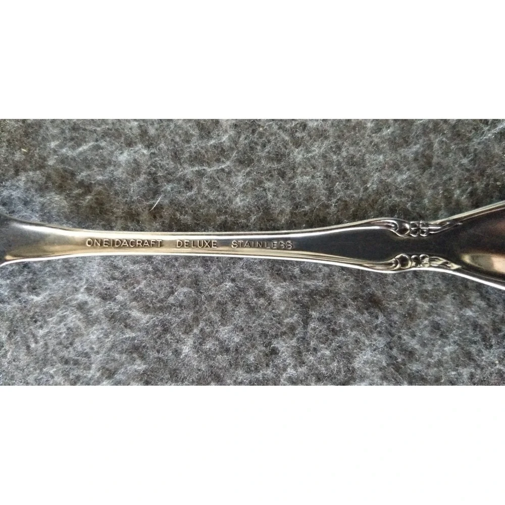 Oneida Chateau Table/Iced Tea Spoons Forks Oneidacraft Deluxe Stainless Flatware
